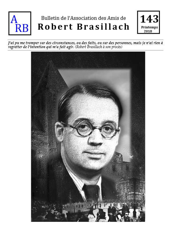 Bulletin de l'association des Amis de Robert Brasillach - 143